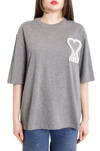 AMI Paris Exclusive Ami De Coeur T-Shirt Grey