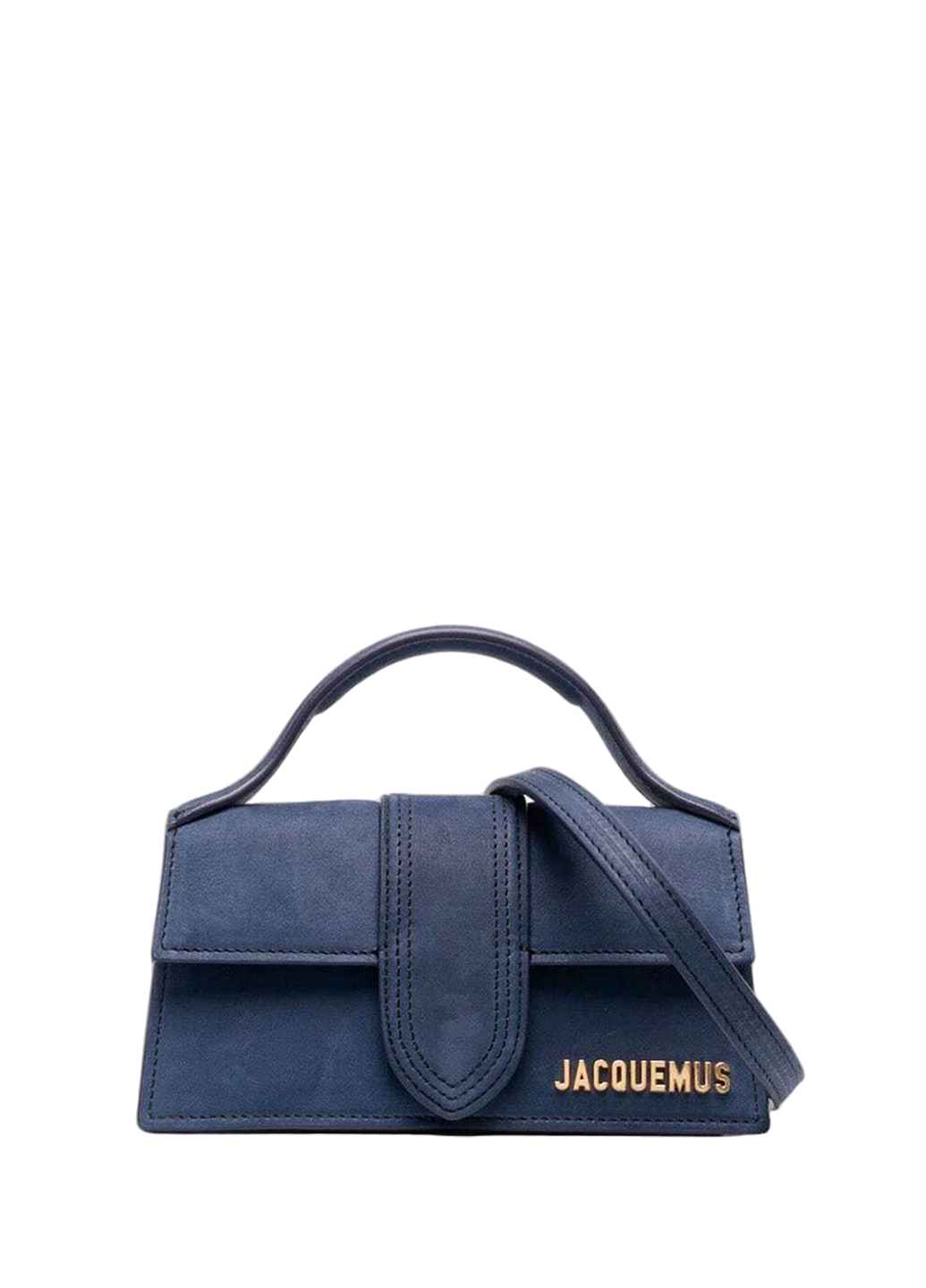 Jacquemus Le Bambino Mini Suede Bag Navy