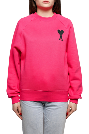 AMI Paris Embroidered Sweatshirt Pink