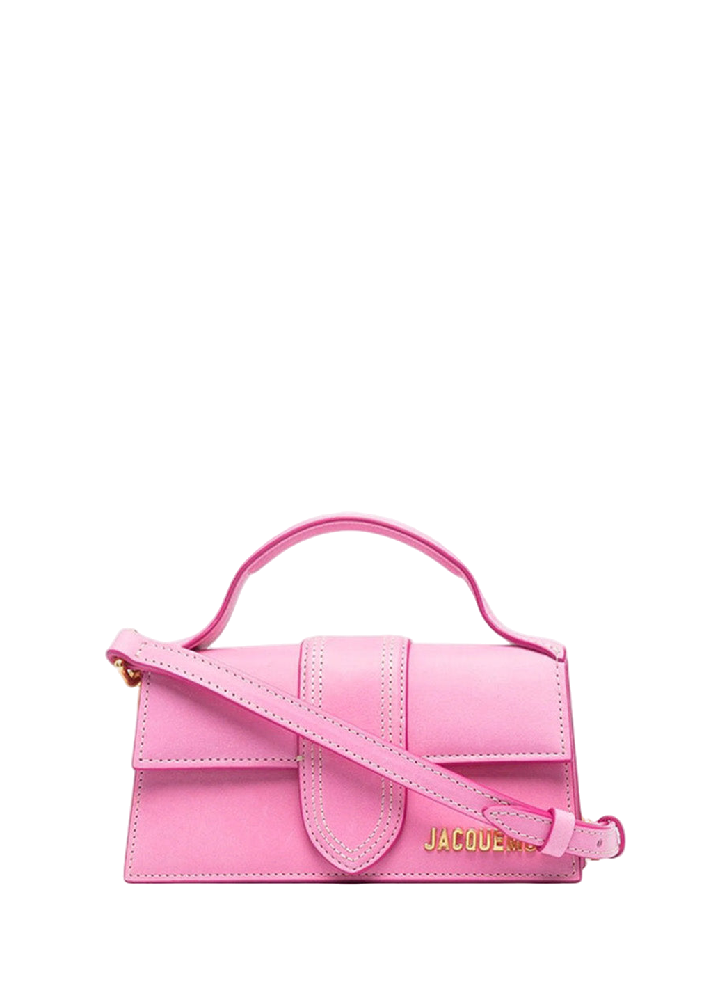Jacquemus Le Bambino Mini Suede Bag Pink