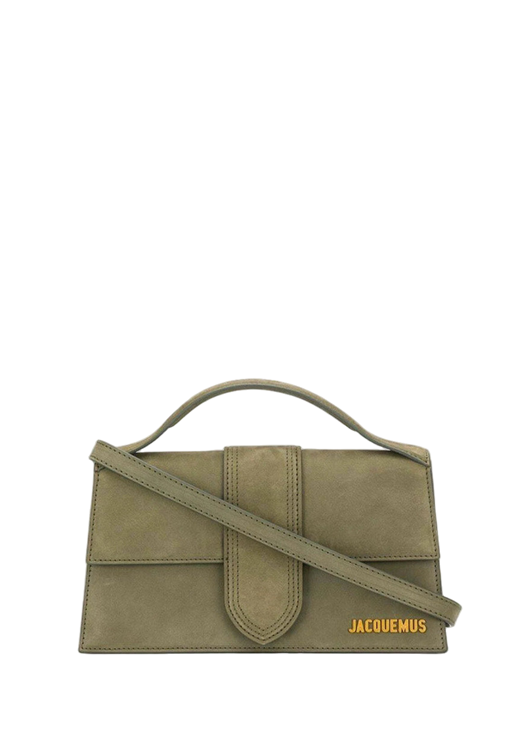 Jacquemus Le Bambino Grand Suede Olive