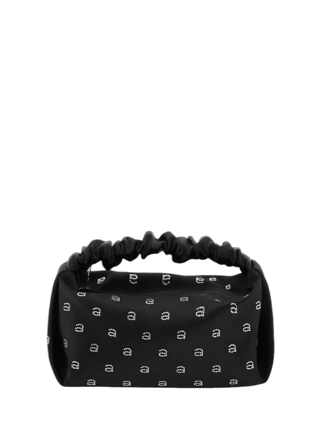 Alexander Wang Scrunchie Crystal Mini Bag Black