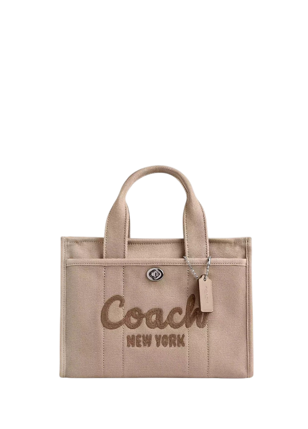 Coach Cargo Tote Bag 26 Dark Natural