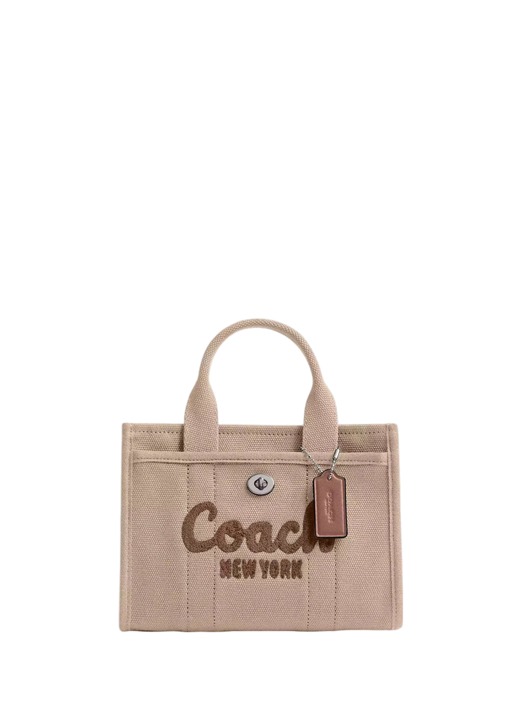Coach Cargo Tote Bag 20 Dark Natural