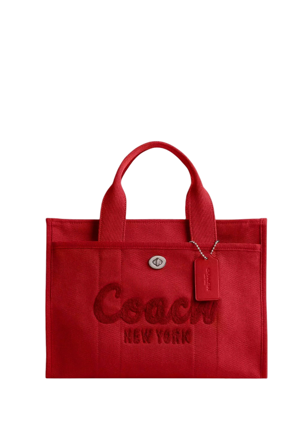 Coach Cargo Tote Bag 34 Red