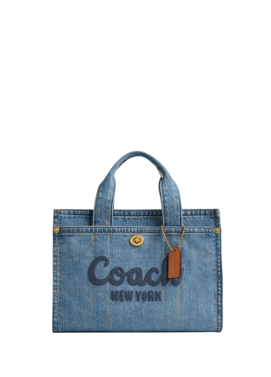 Coach Cargo Tote Bag 26 Denim