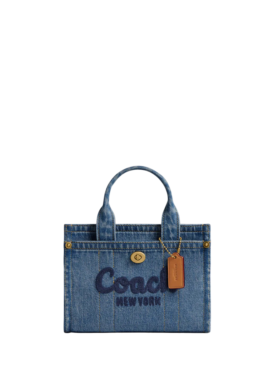 Coach Cargo Tote Bag 20 Denim