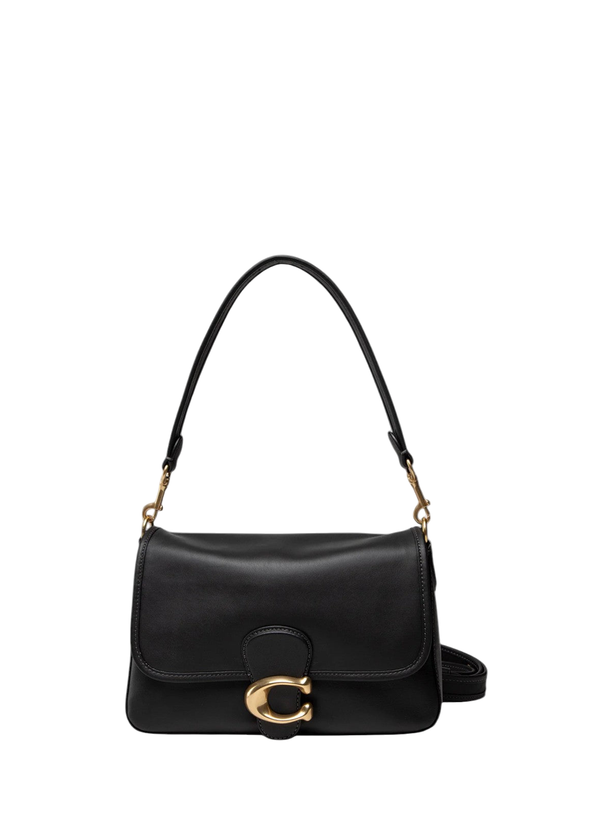 Coach Soft Tabby Shoulder Bag Black