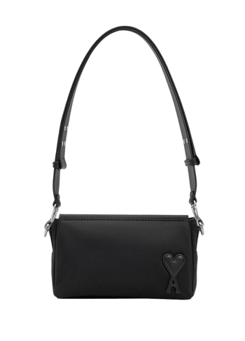 AMI Paris Marcel Nylon Lunch Box Bag Black