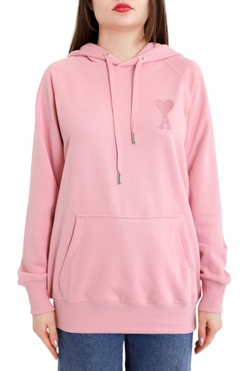 AMI Paris Ami de Coeur Hoodie Pink