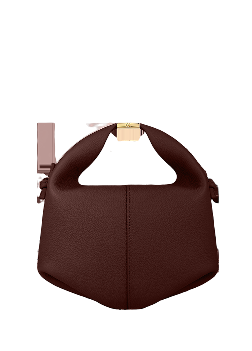 Polene Beri Textured Leather Sandalwood