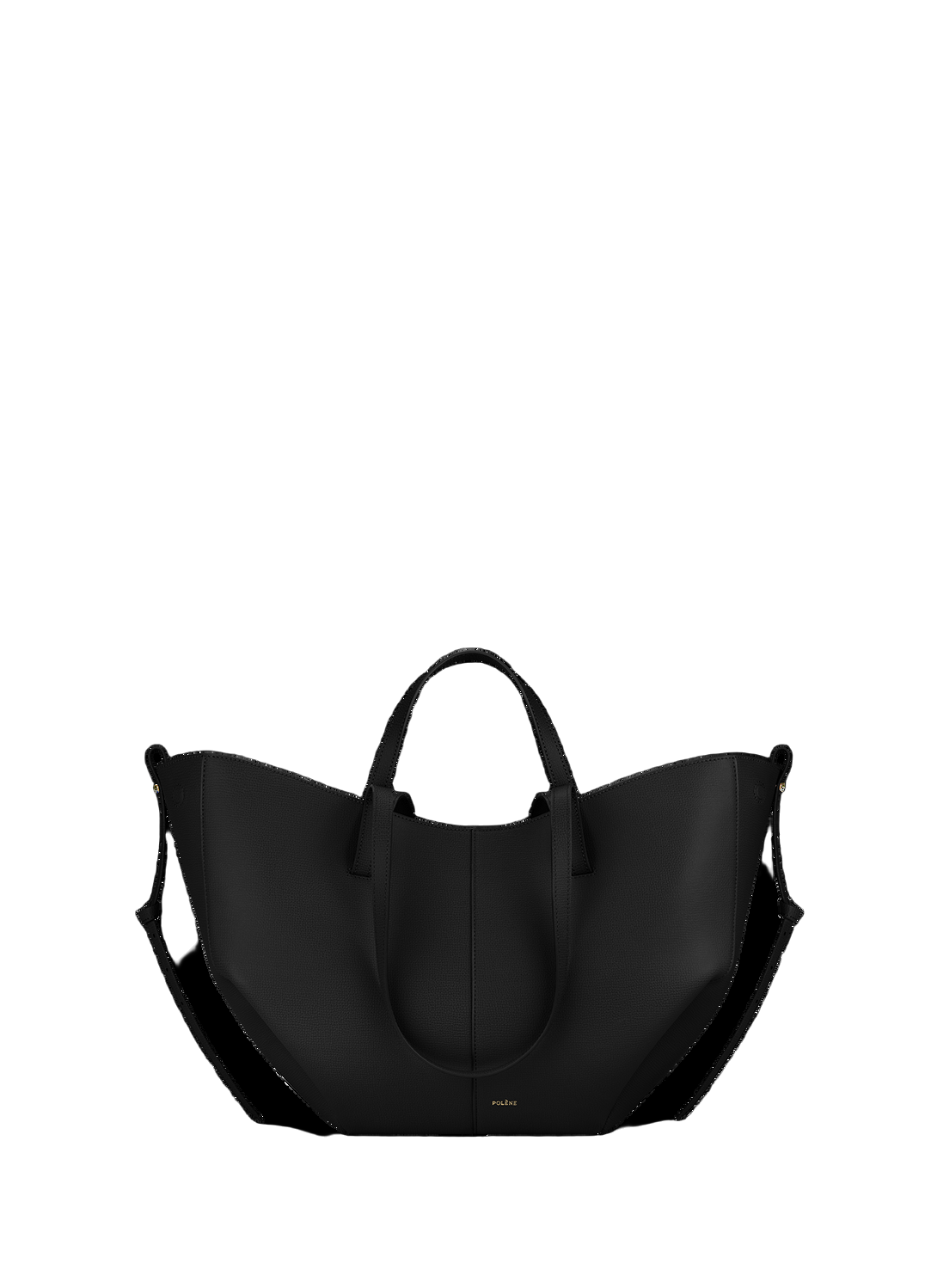 Polene Cyme Large Edition Textured Black