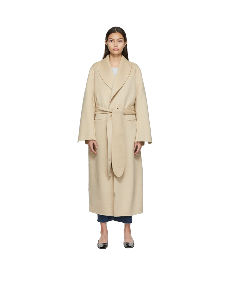 Toteme Robe Coat Eggnog