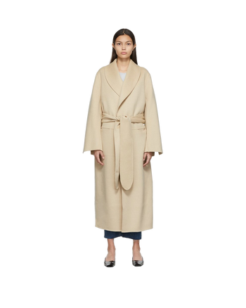 Toteme Robe Coat Eggnog