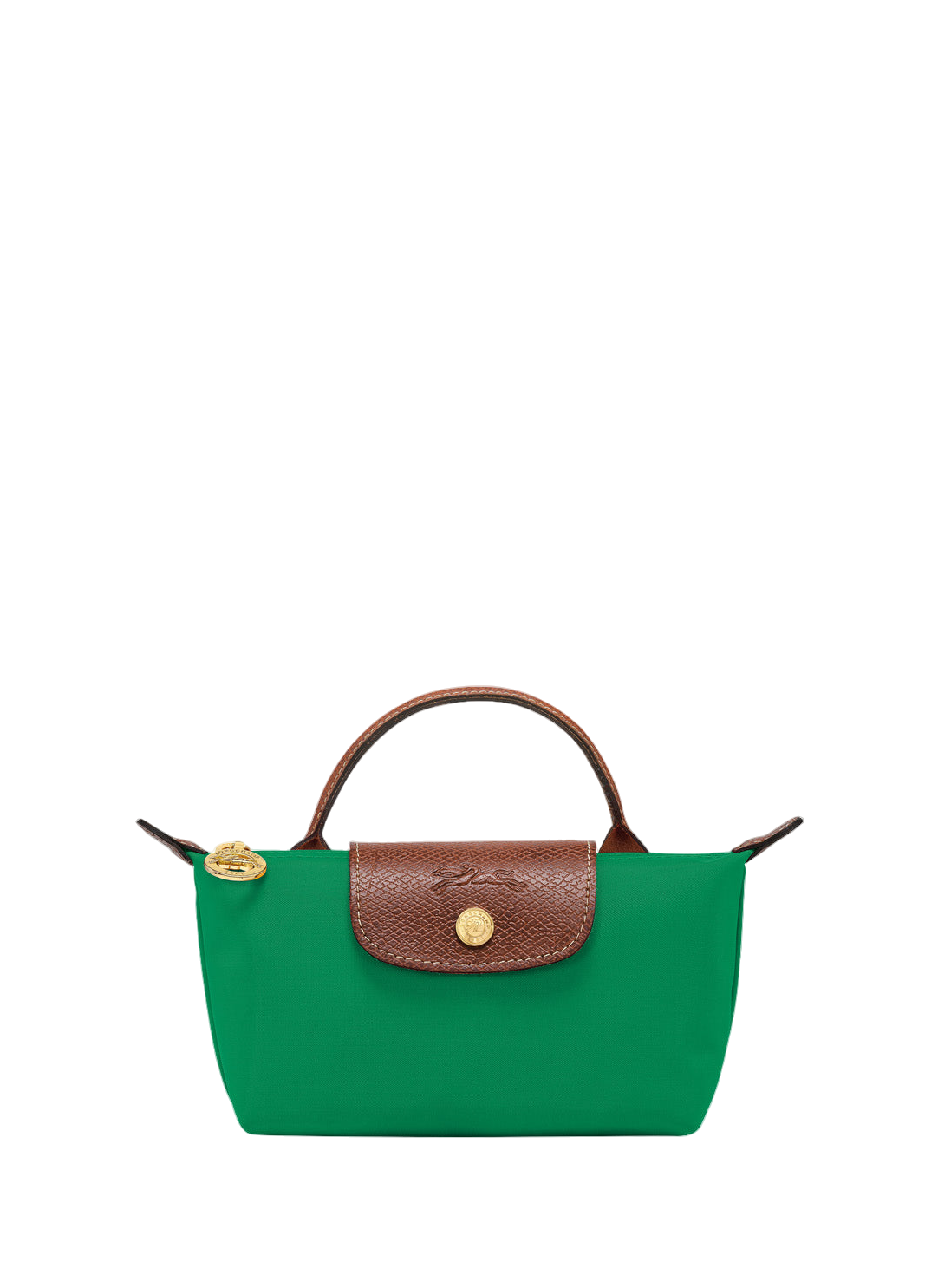 Longchamp Le Pliage Original Pouch With Handle Green