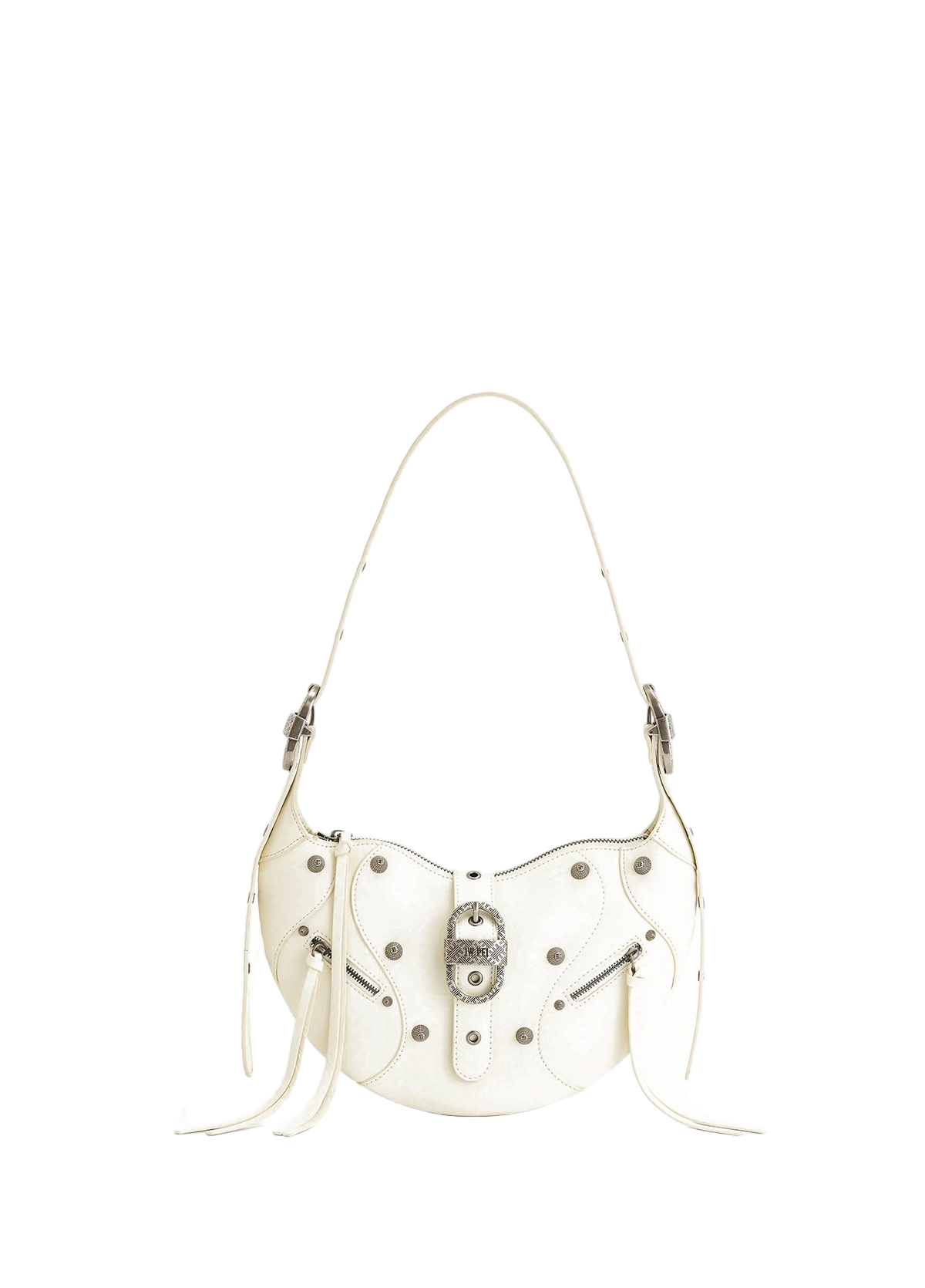 JW PEI Tessa Crushed Shoulder Bag White