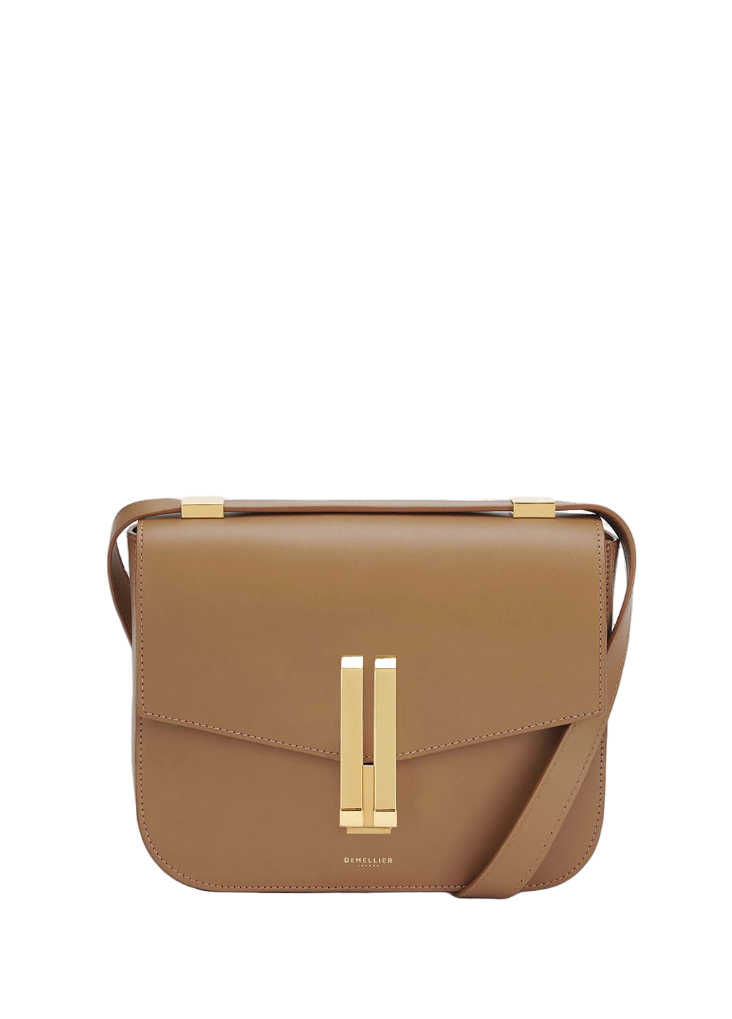 DeMellier Vancouver Leather Shoulder Bag Brown