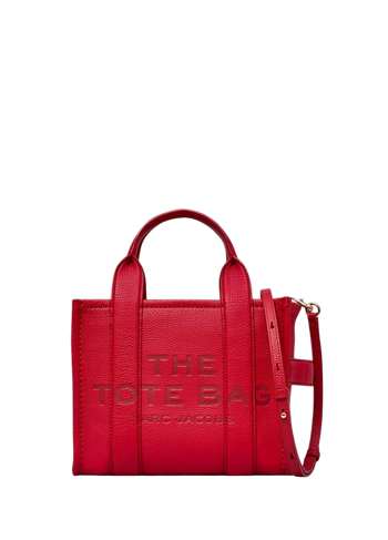Marc Jacobs Leather Mini Tote Bag Red