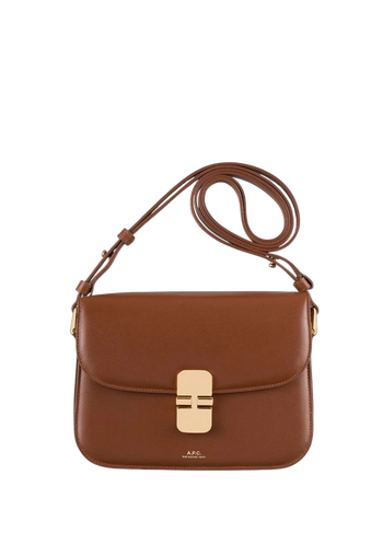 A.P.C Grace Small Bag Nut Brown