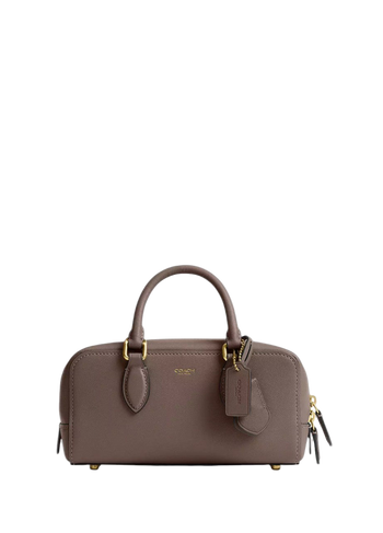 Coach Bowery Satchel 22 Dark Stone