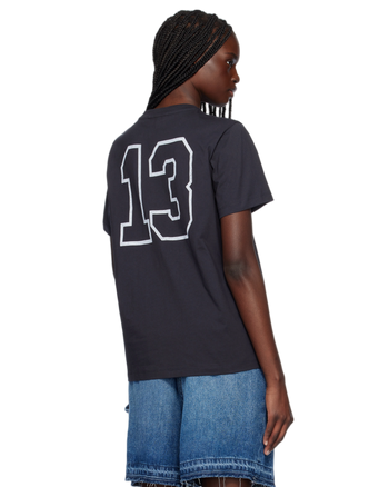 Ganni Basic Cotton Witch Relaxed T-Shirt Phantom