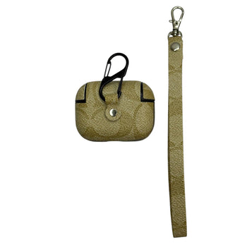 COACH AIRPODS CASE CLASSIC BEIGE