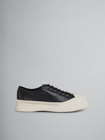 Marni Leather Pablo Lace-Up Sneaker Black