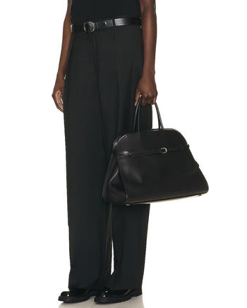 The Row Margaux Belt 15 Bag Black