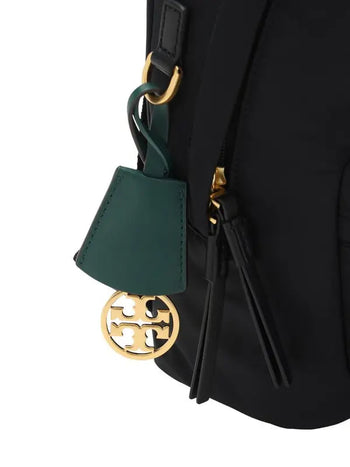 Tory Burch Small Metal logo Backpack Black