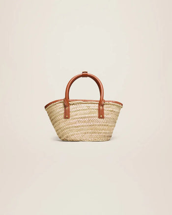 Jacquemus Le Panier Soli Beach Basket Mini Bag Brown