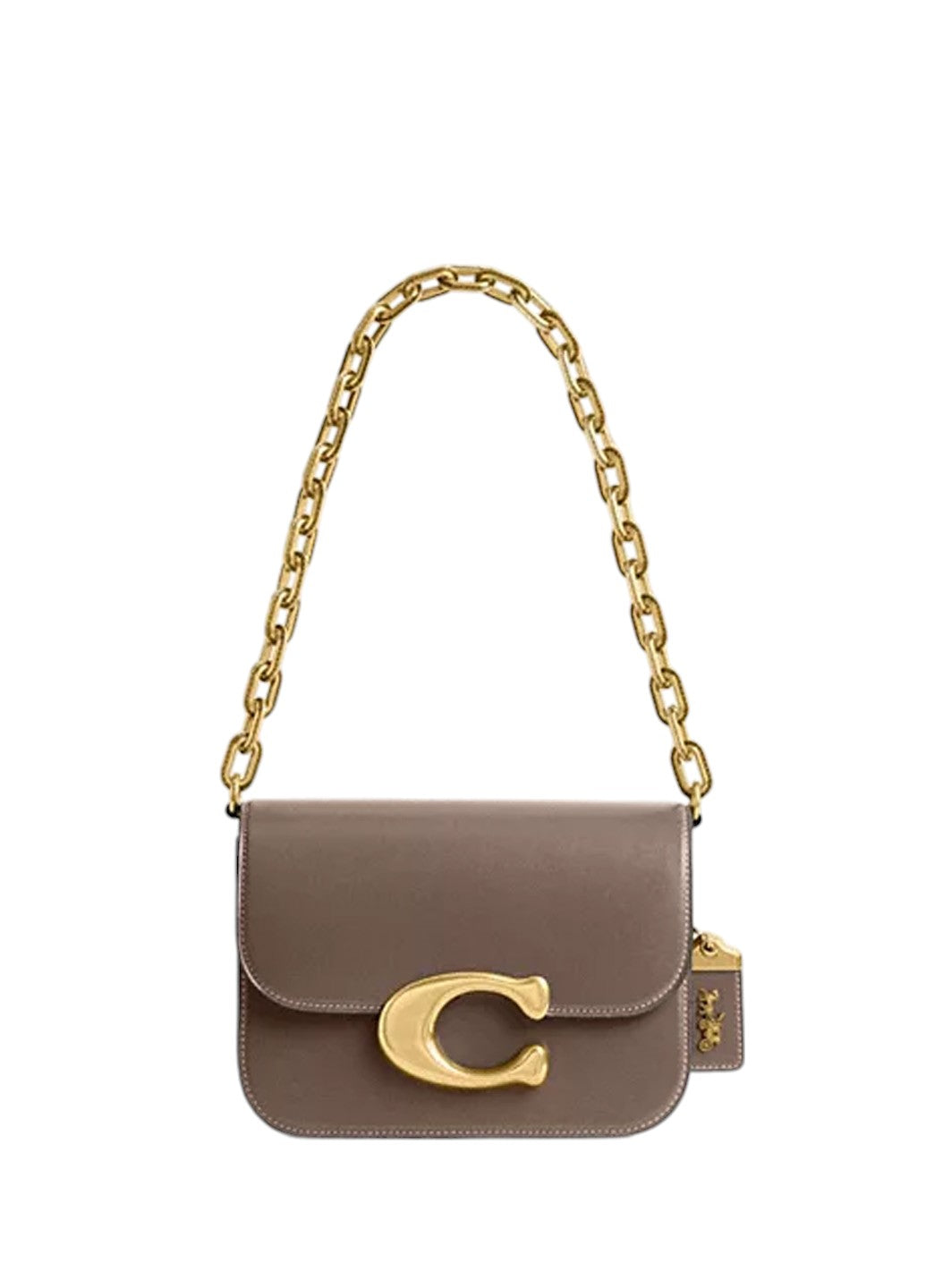 Coach Idol Shoulder Bag Dark Stone