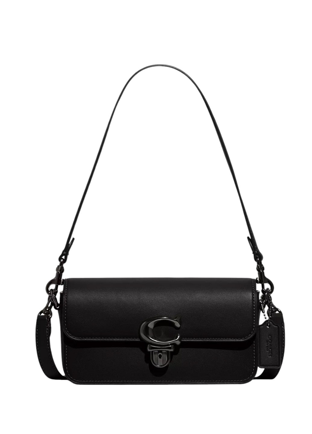 Coach Glovetanned Leather Studio Baguette Bag Black