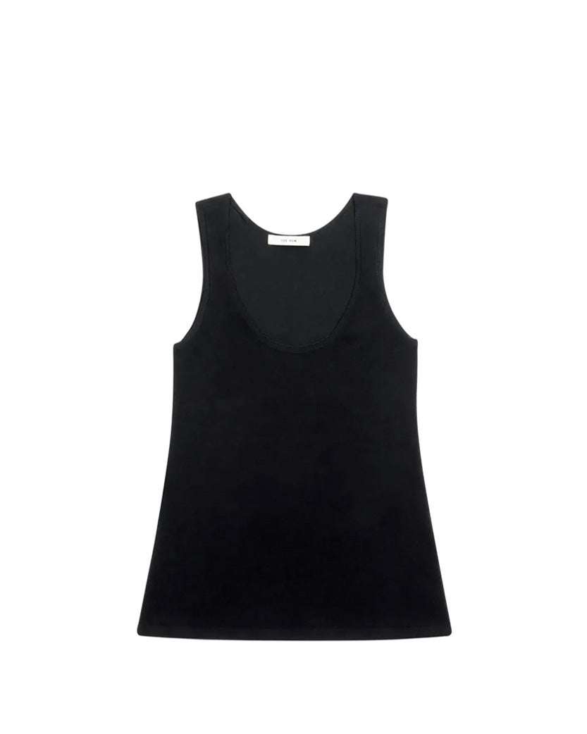 The Row Givy Top in Viscose Black