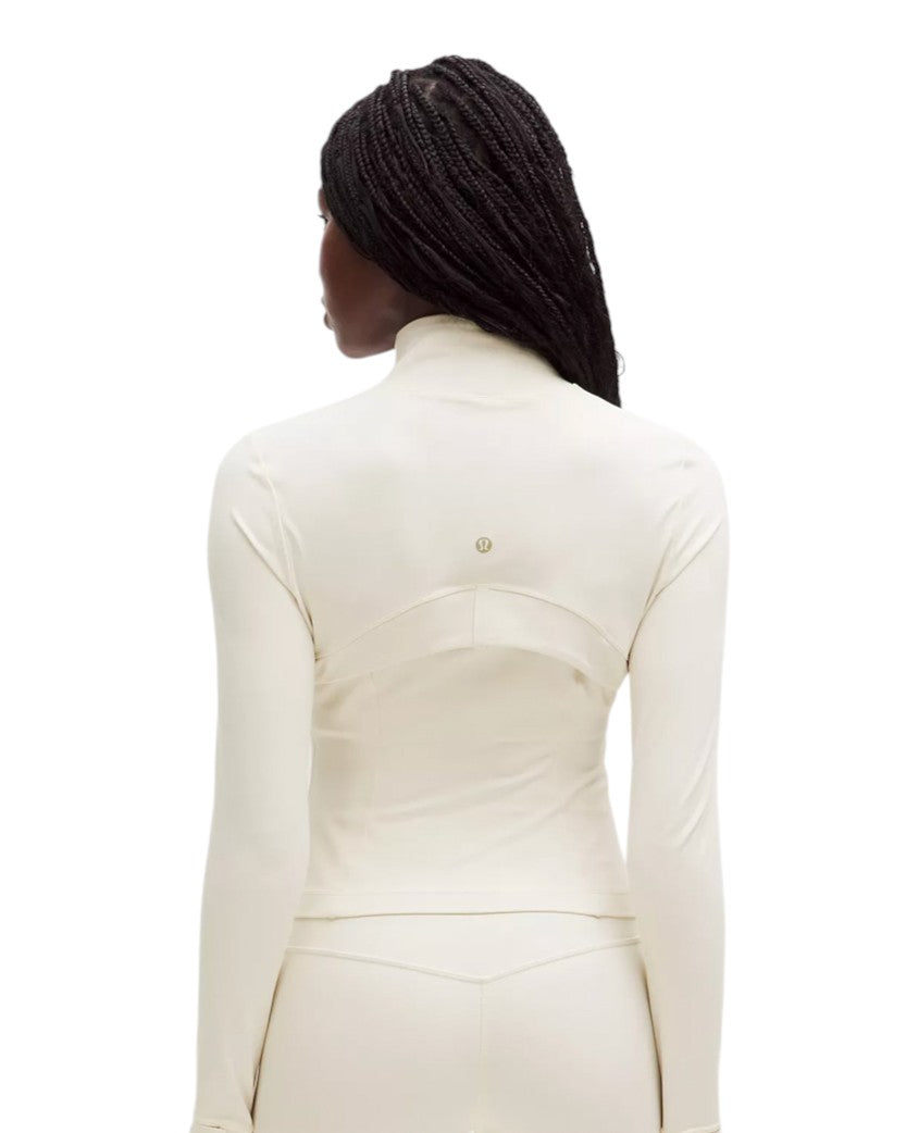 Lululemon Define Cropped Jacket Nulu White/Gold