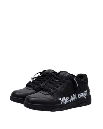 Off White Out Of Office 'For Walking' Sneakers Black-White