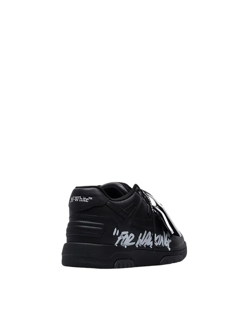 Off White Out Of Office 'For Walking' Sneakers Black-White