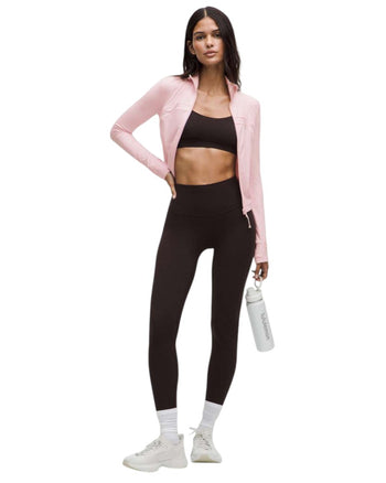 Lululemon Define Cropped Jacket Nulu Blissful Pink