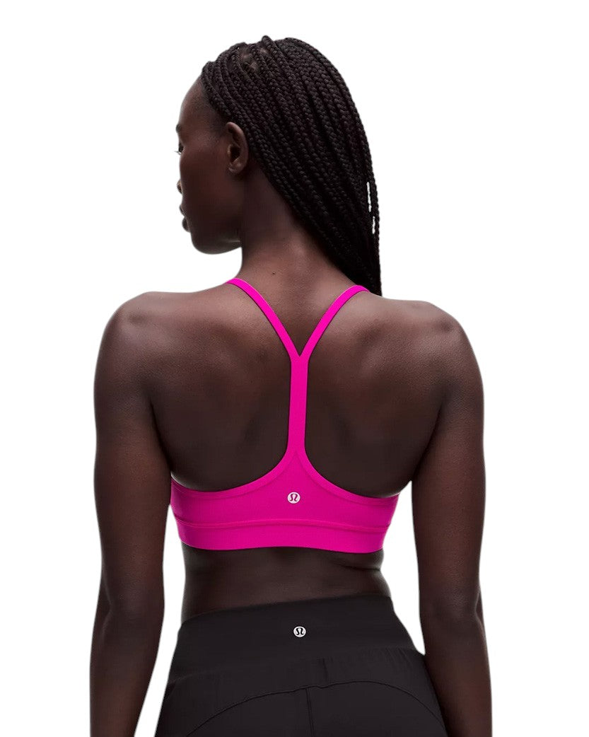 Lululemon Flow Y Bra Nulu Light Support Pink Flare