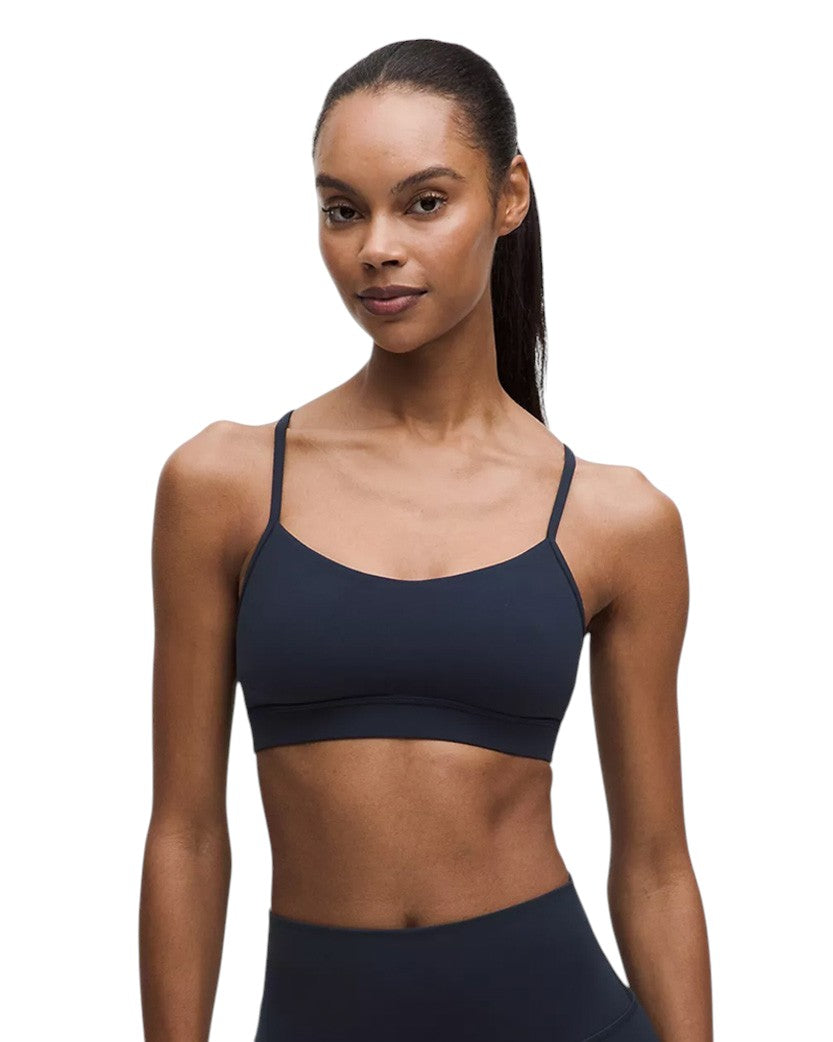 Lululemon Flow Y Bra Nulu Light Support True Navy