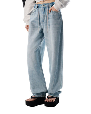 Alexander Wang Ballon-Style Tracksuit Pants Blue