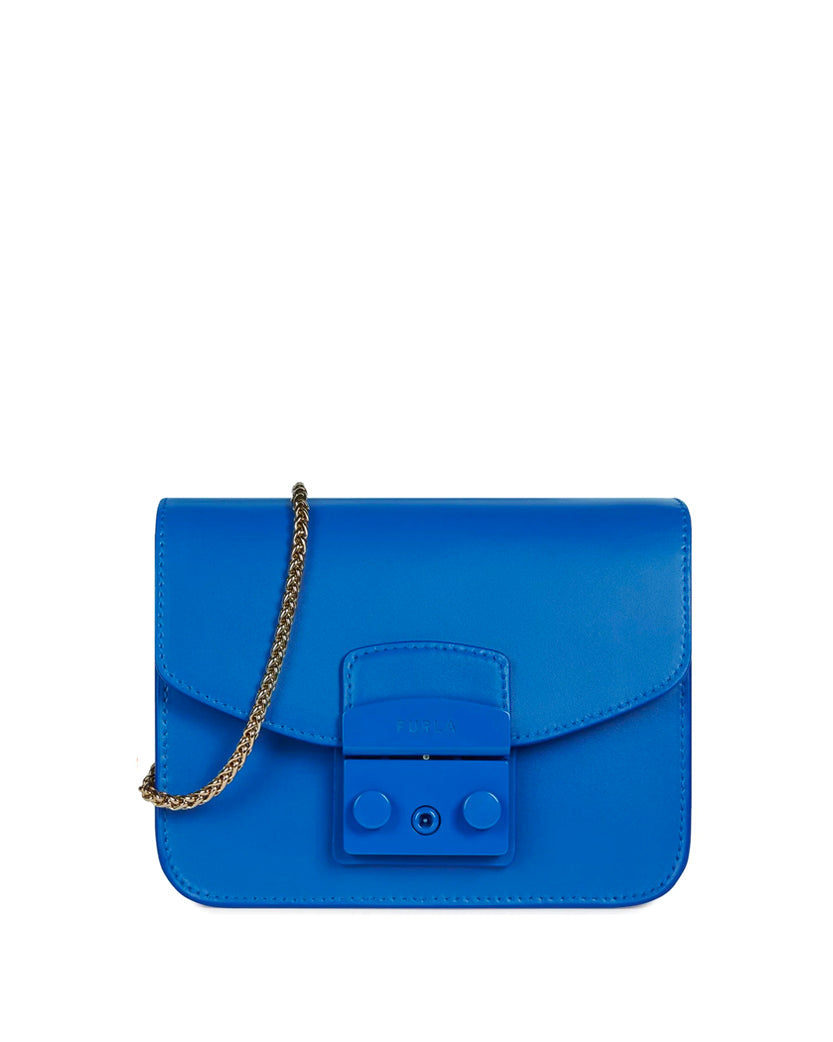 Furla Metropolis Mini Crossbody Bluette