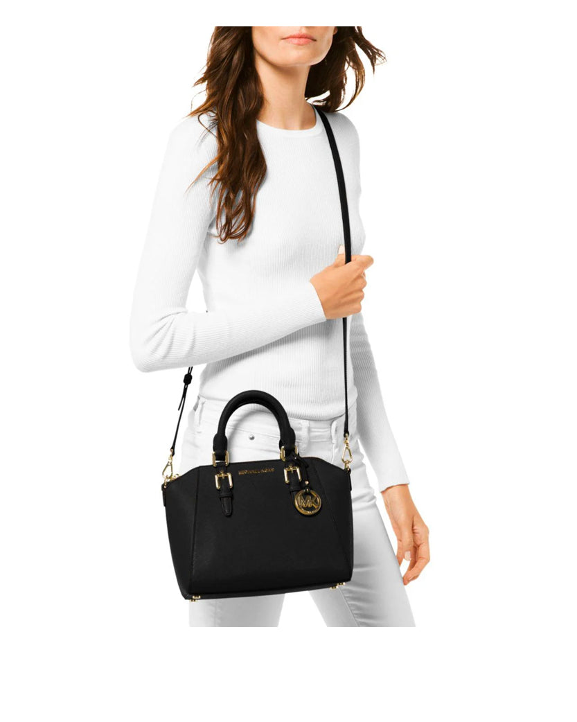 Michael Kors Ciara Medium Messenger Black