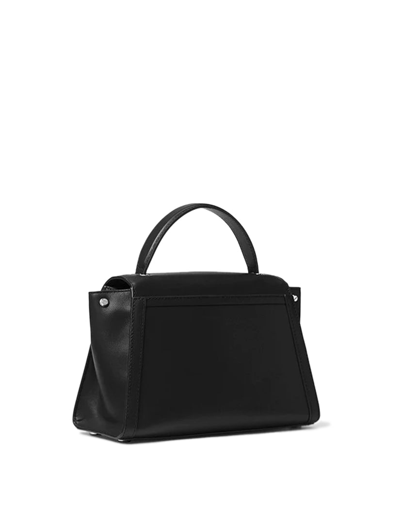Michael Kors Whitney Medium Leather Satchel Black
