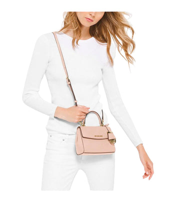 Michael Kors Ava Small Saffiano Leather Nude Pink