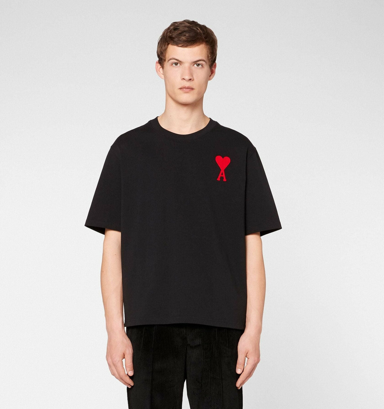 AMI Paris Ami de Coeur T-Shirt Black