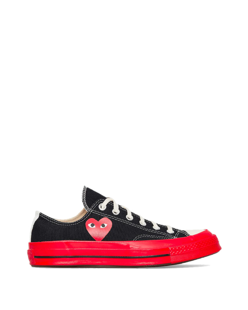 Converse x Comme Des Garcons Play Low Top Sneakers Black/Red Low