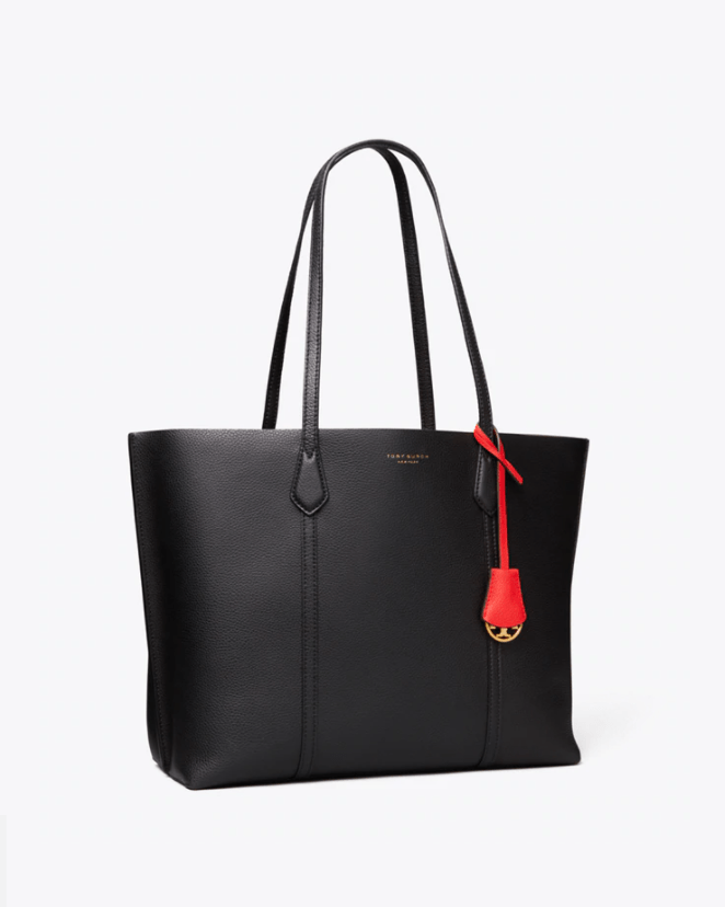 Tory Burch Perry Triple Compartment Tote Bag Black