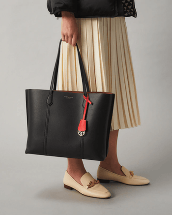 Tory Burch Perry Triple Compartment Tote Bag Black