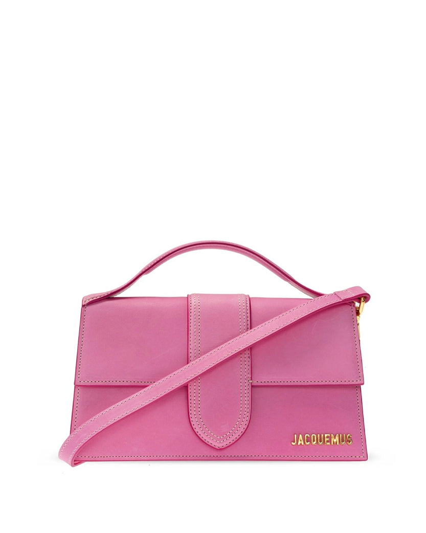 Jacquemus Le Bambino Grand Suede Bag Pink