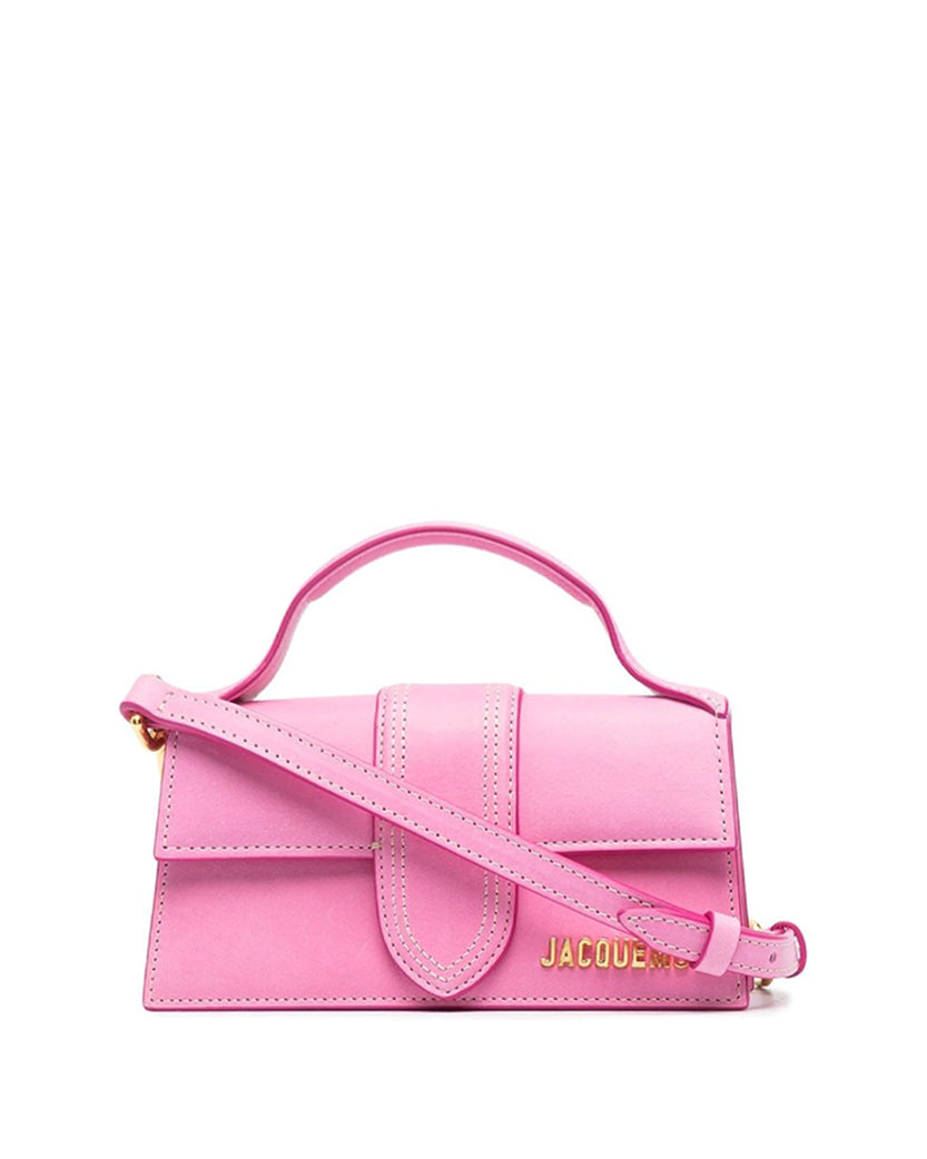 Jacquemus Le Bambino Mini Suede Bag Pink